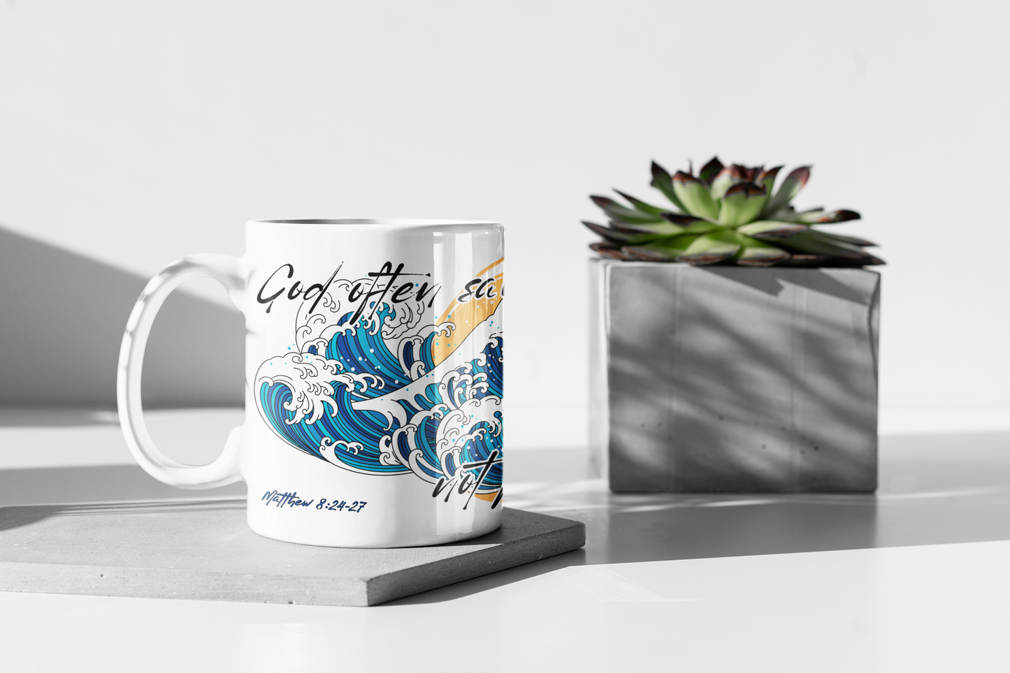 God Saves In The Storm Ceramic Mug 11oz