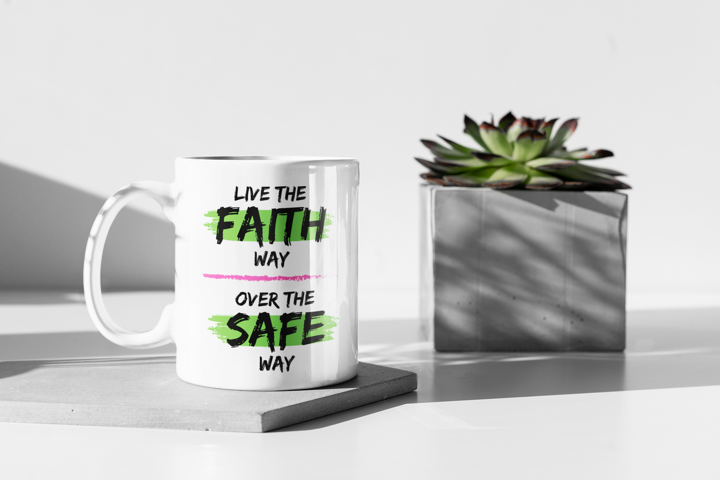 Live The Faith Way Ceramic Mug 11oz