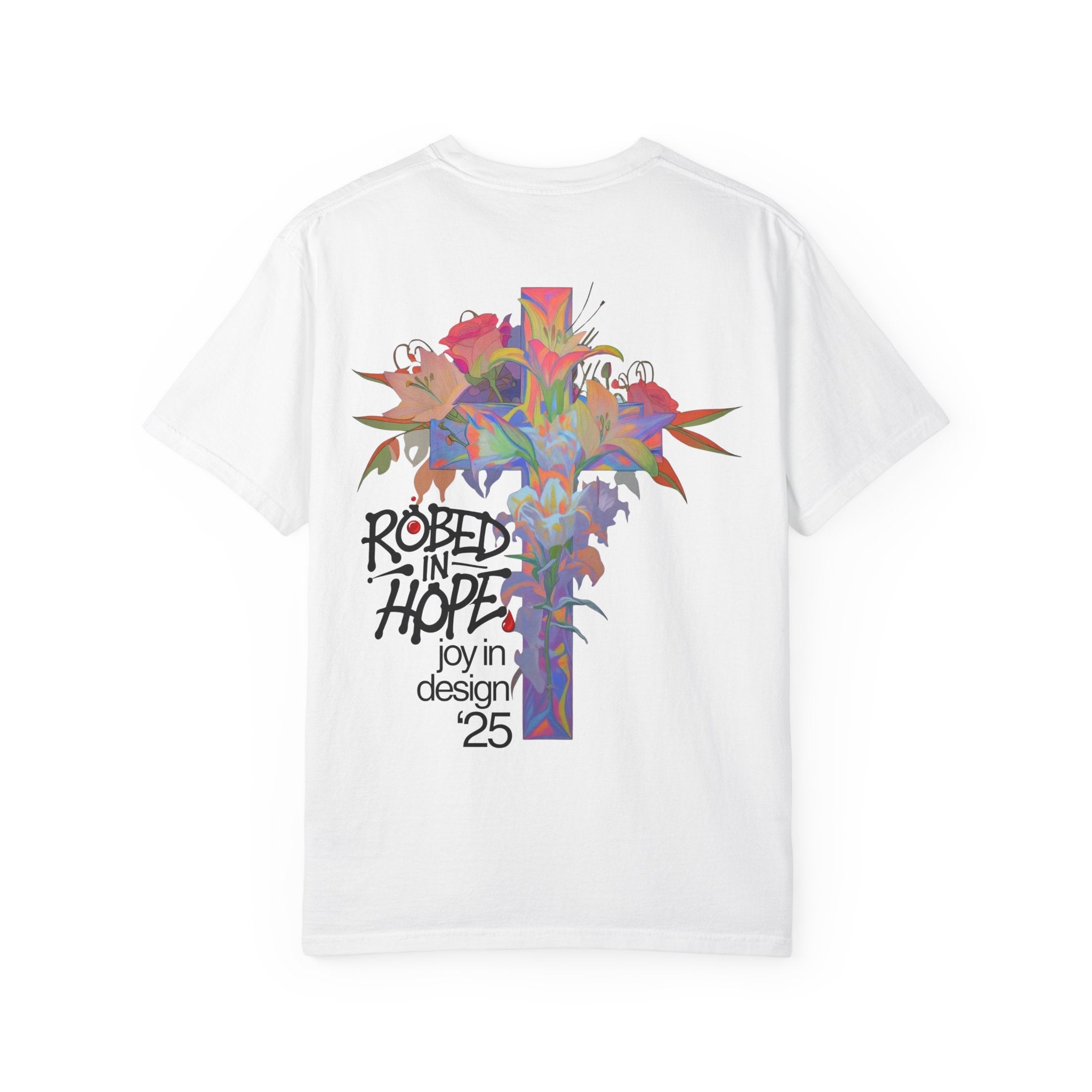 Robed in Hope Floral Cross