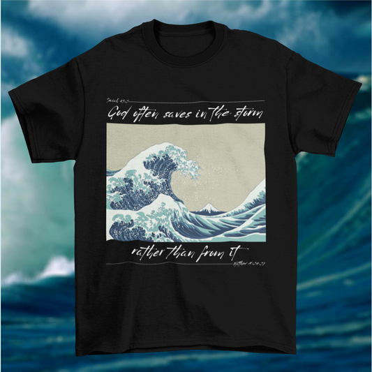 God Saves In The Storm Big and Tall T-shirt