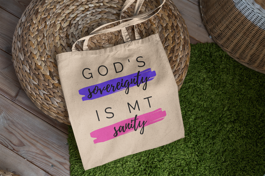 God's Sovereignty Canvas Tote Bag