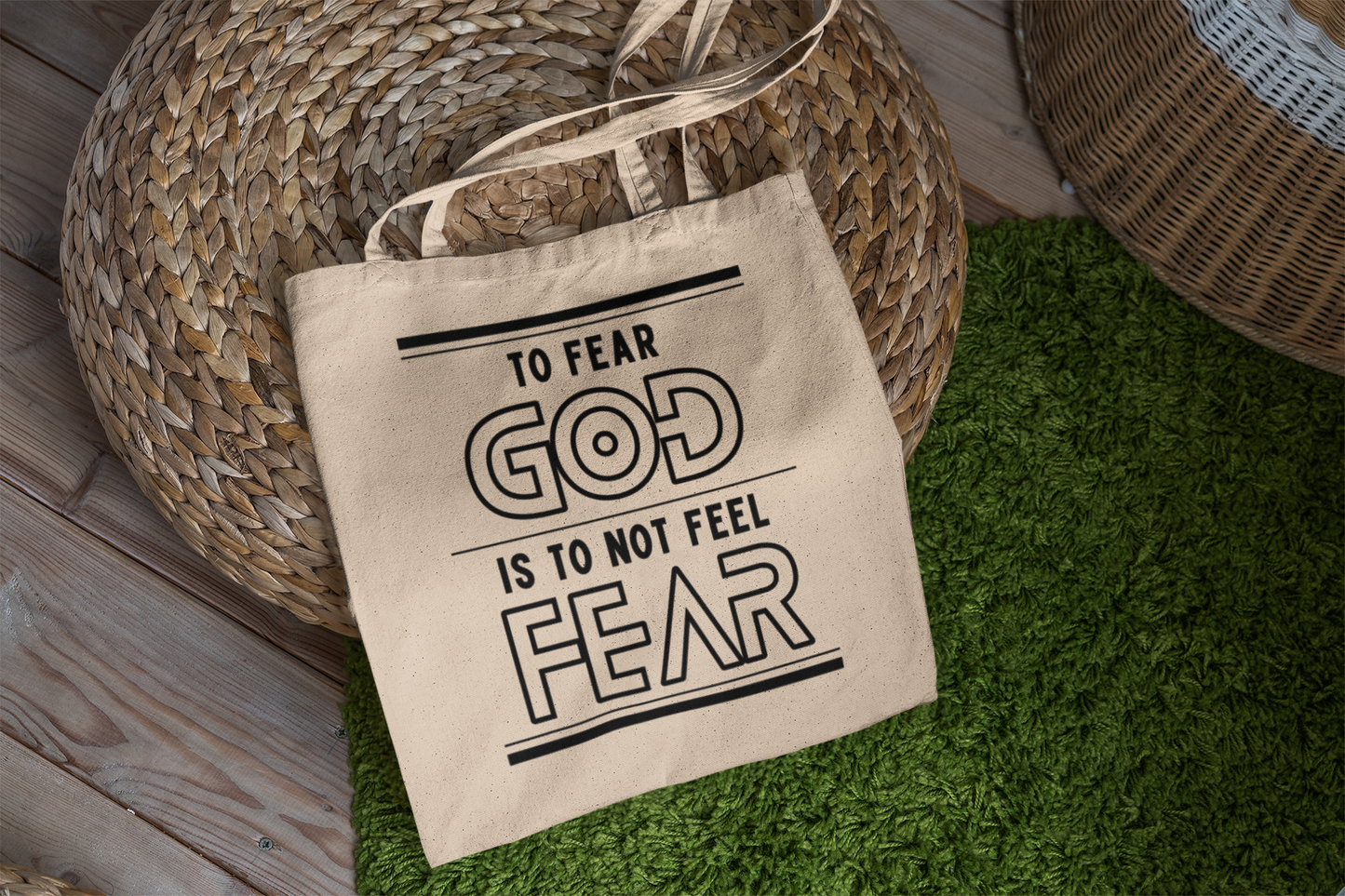 To Fear God Canvas Tote Bag