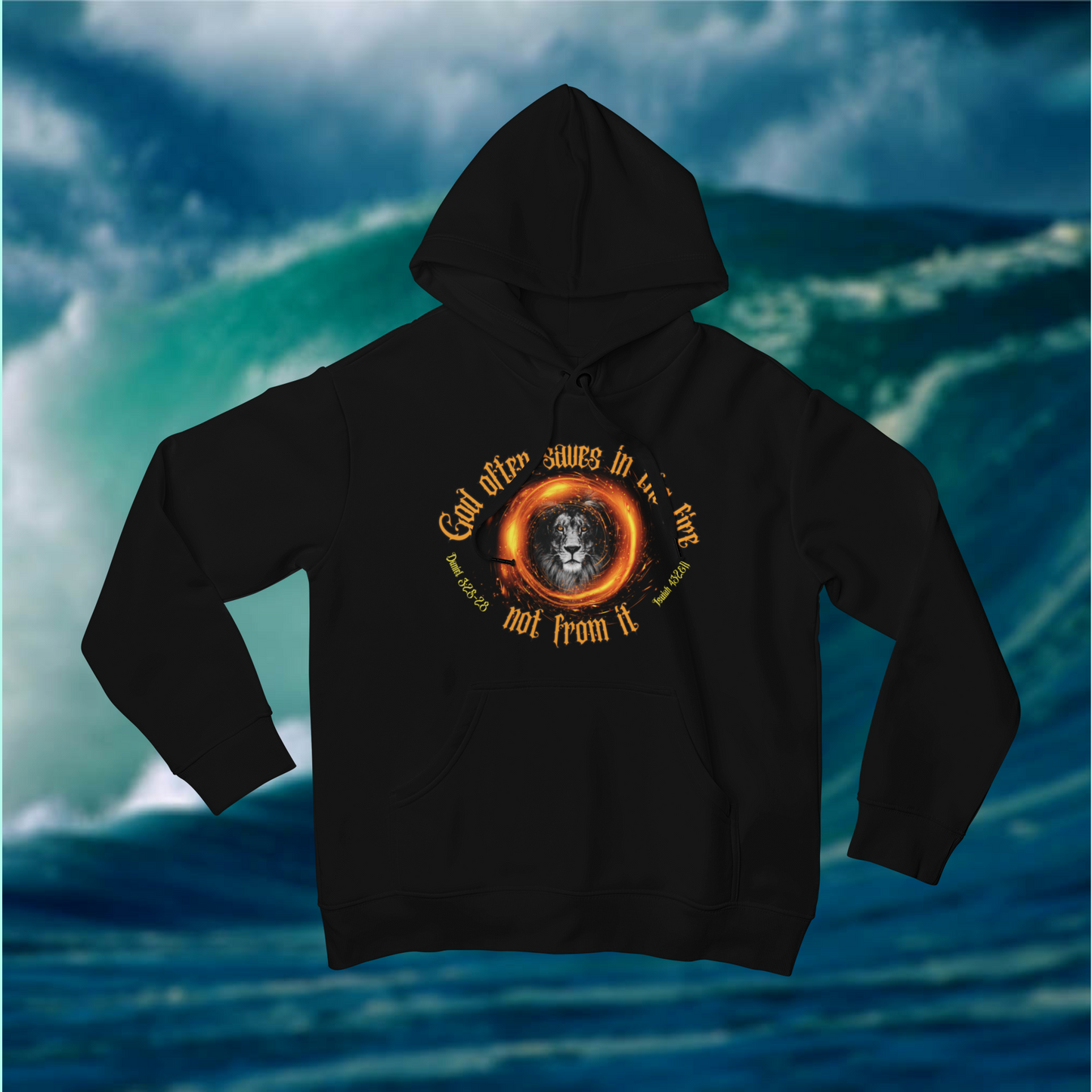 God Saves In The Fire Hoodie