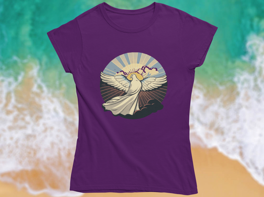 Women's Robed in Hope Dove T-shirt