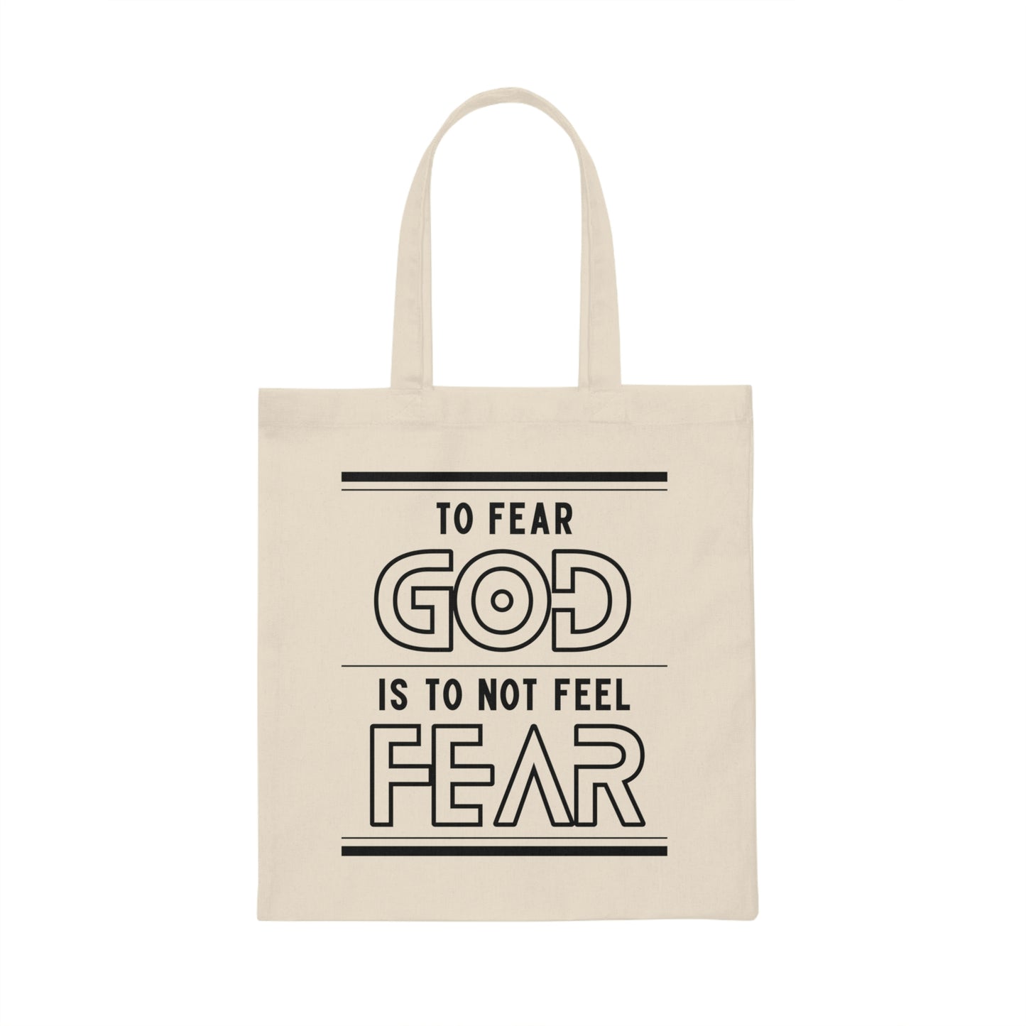 To Fear God Canvas Tote Bag