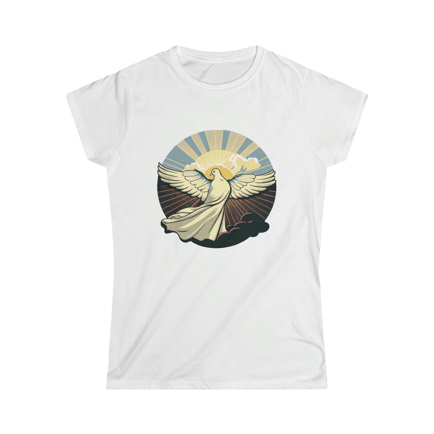 Women's Robed in Hope Dove T-shirt