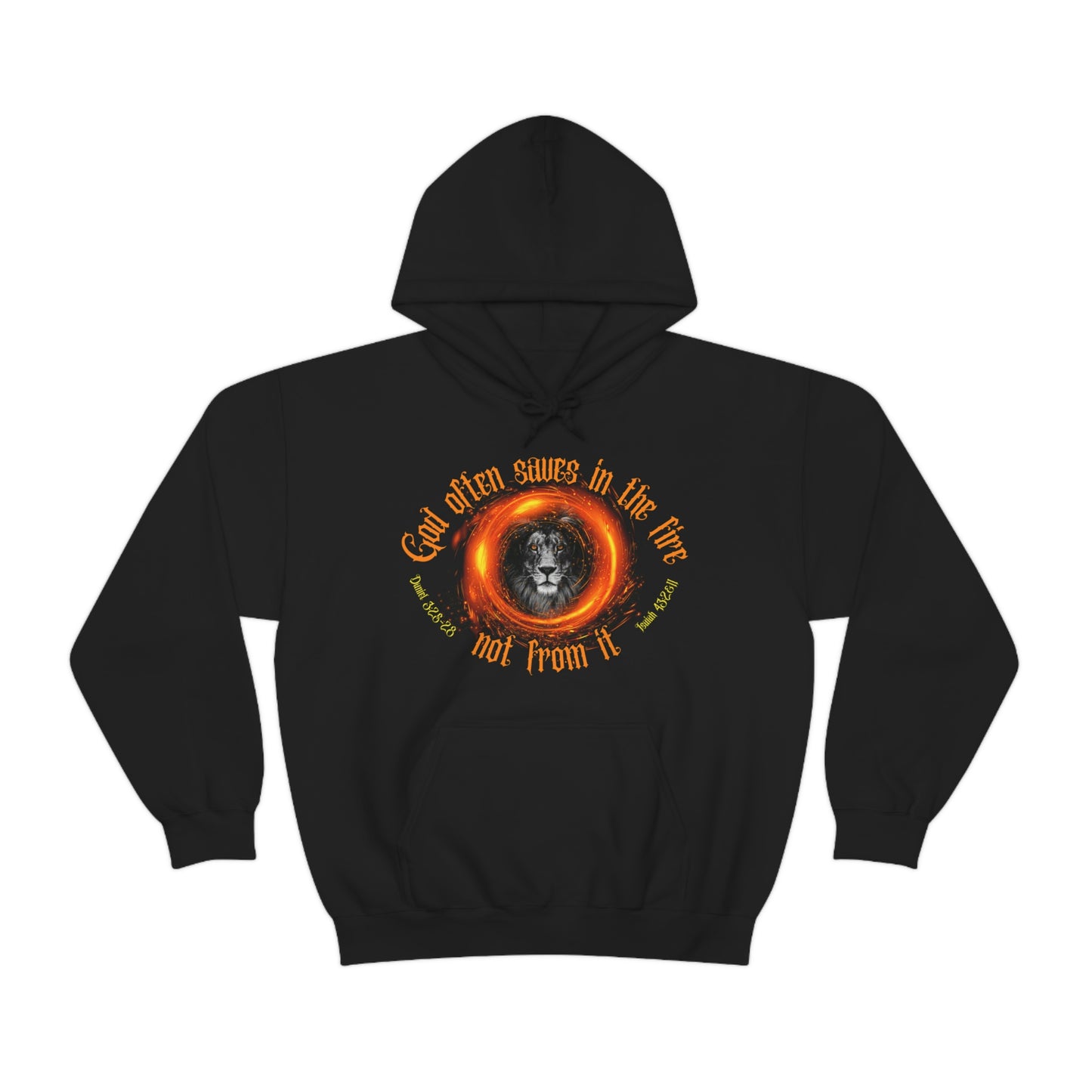 God Saves In The Fire Hoodie